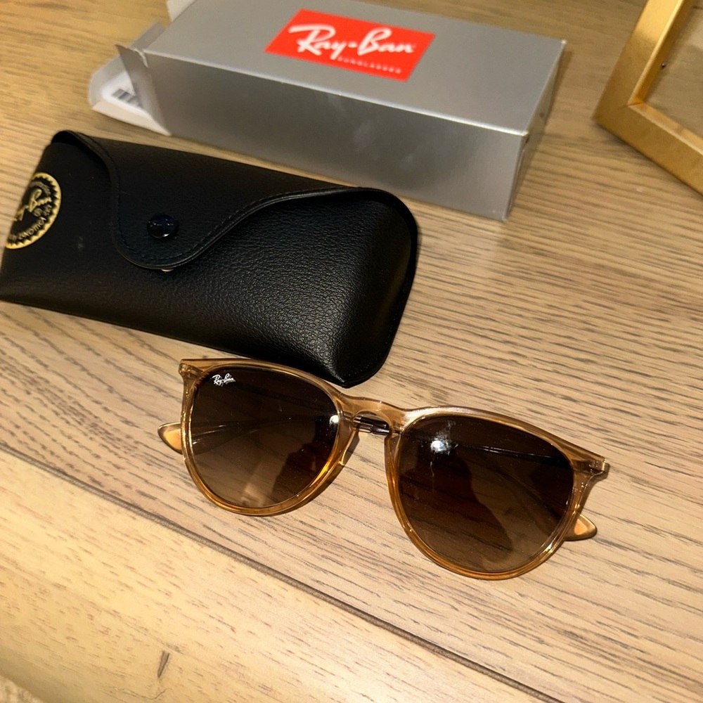 Ray Ban sunglasses 
Erika Transparent light brown